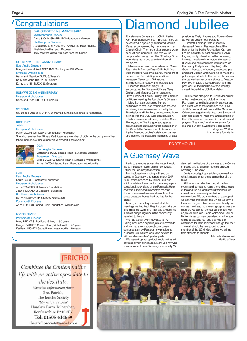 Spring 2018 edition of the Catholic Mother (UCM) - Page 