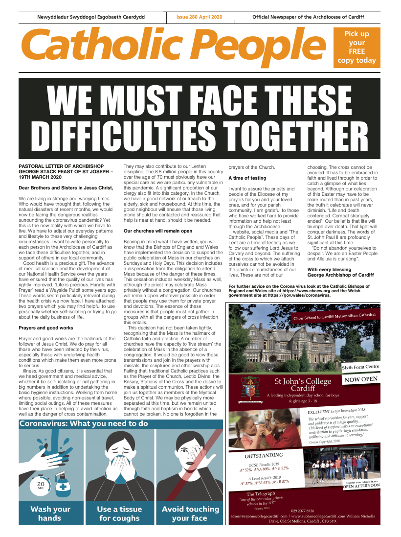 April 2020 edition of the Cardiff People