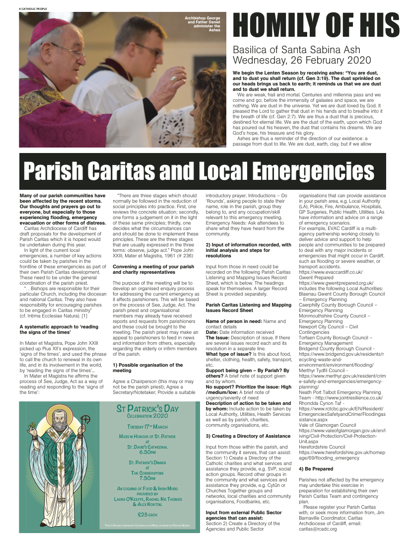 March 2020 edition of the Cardiff People