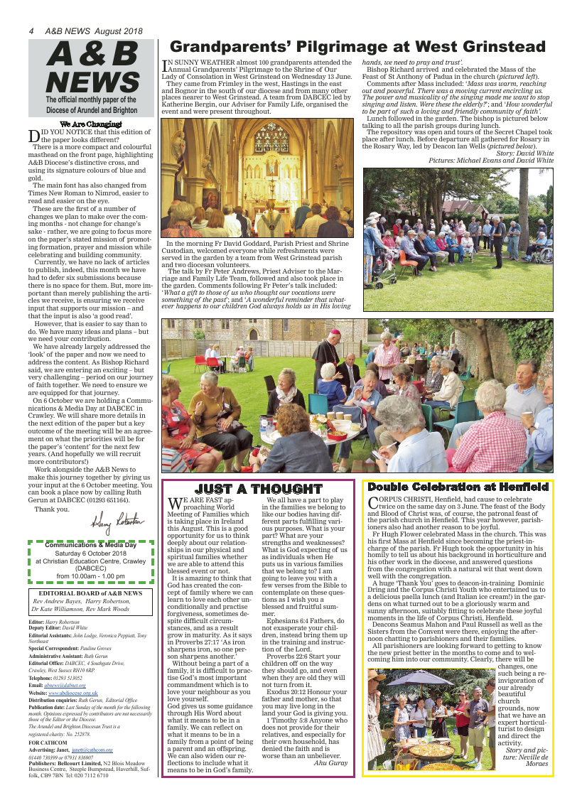 Aug 2018 edition of the A&B News - Page 