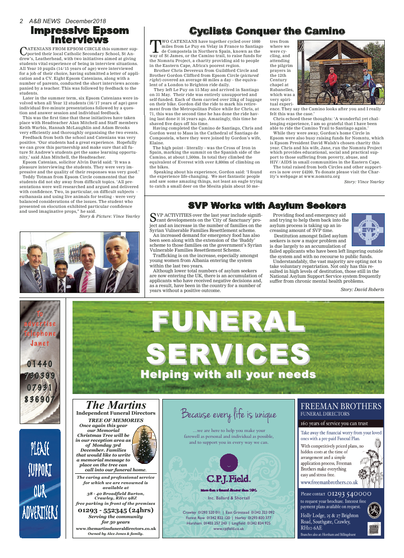 Dec 2018 edition of the A&B News - Page 