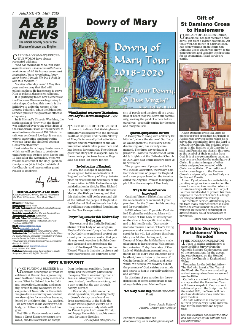 May 2019 edition of the A&B News - Page 