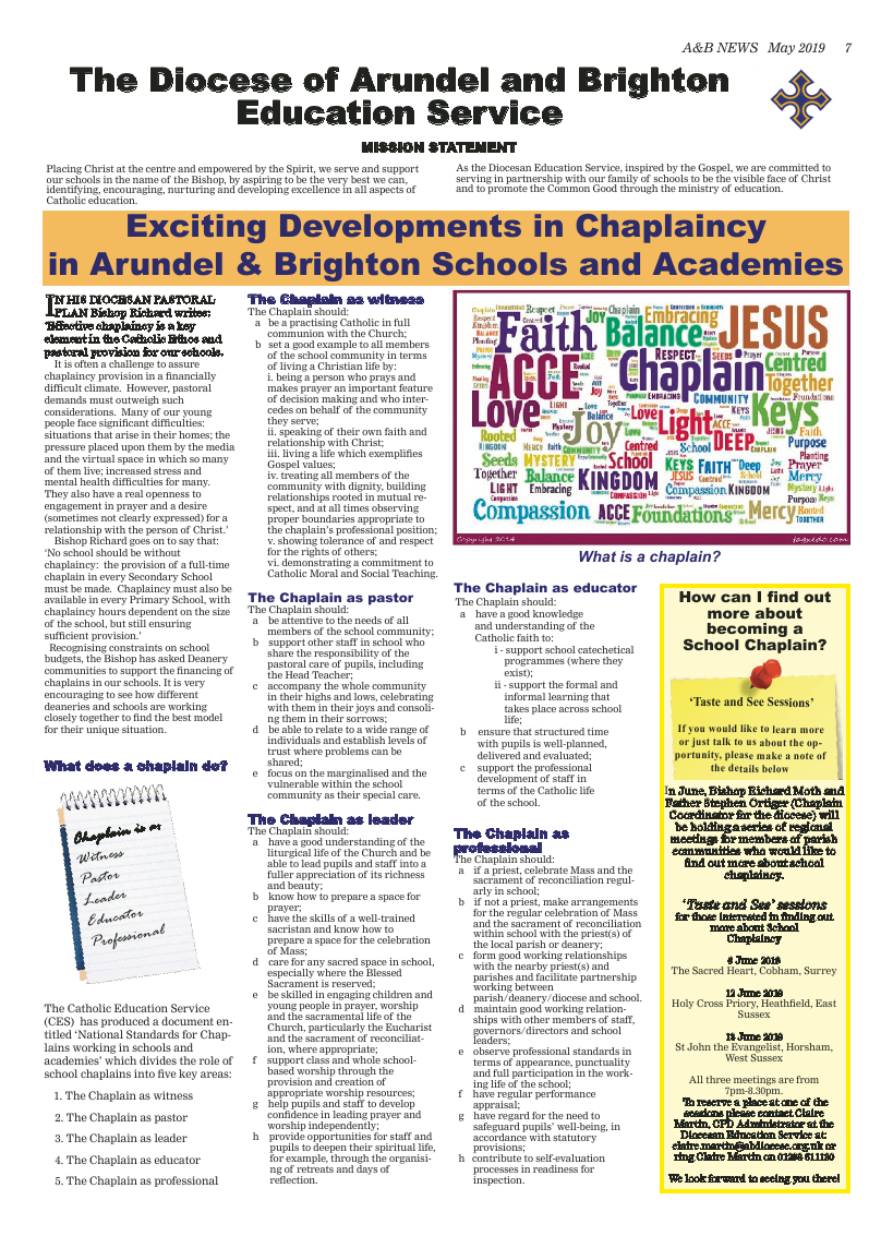 May 2019 edition of the A&B News - Page 