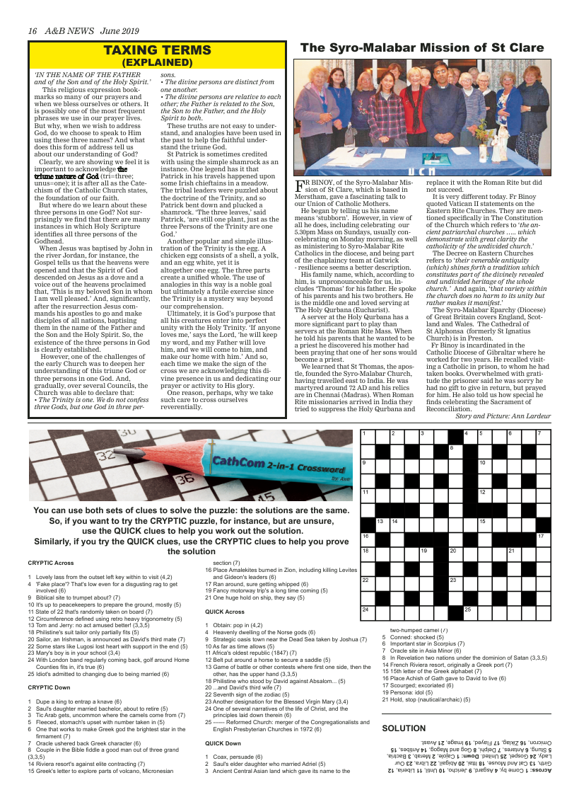 Jun 2019 edition of the A&B News - Page Jun 2019 edition of the A&B News - Page
