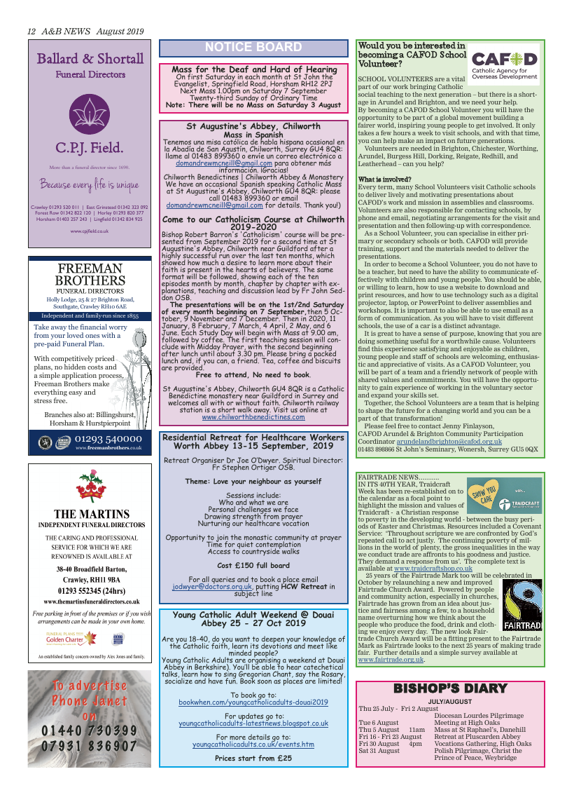 Aug 2019 edition of the A&B News - Page 