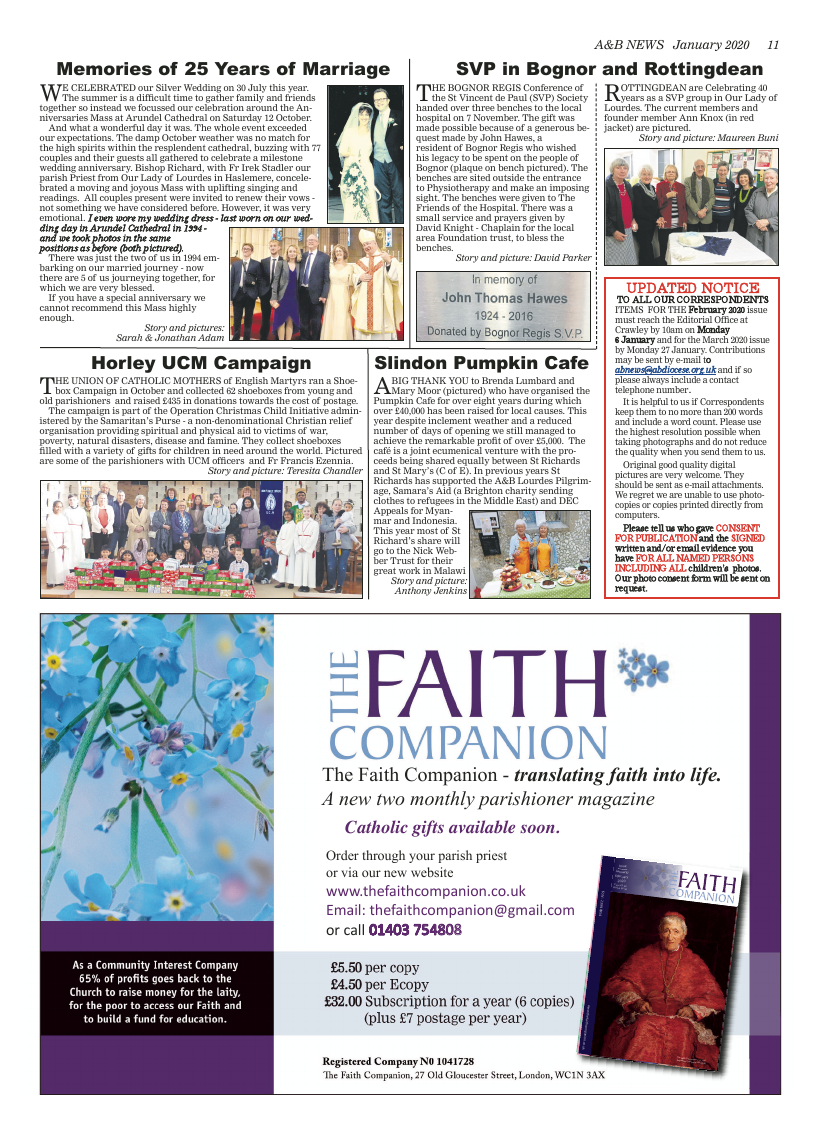 Jan 2020 edition of the A&B News