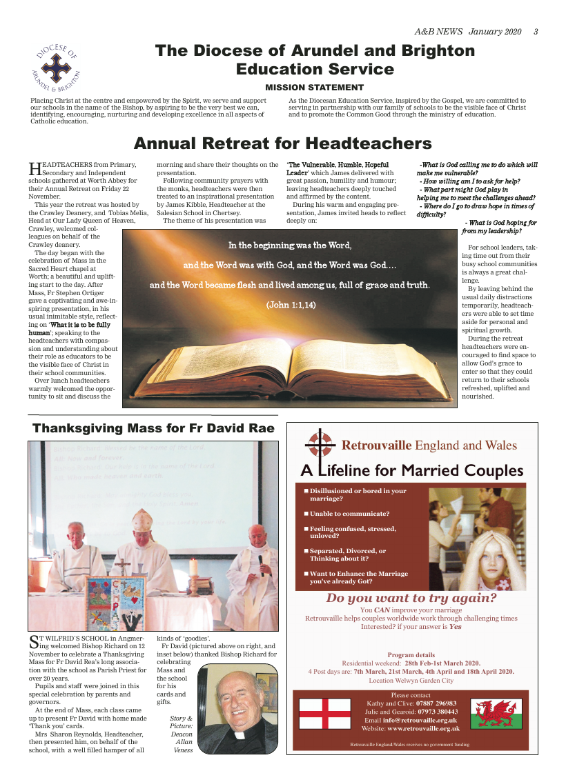 Jan 2020 edition of the A&B News