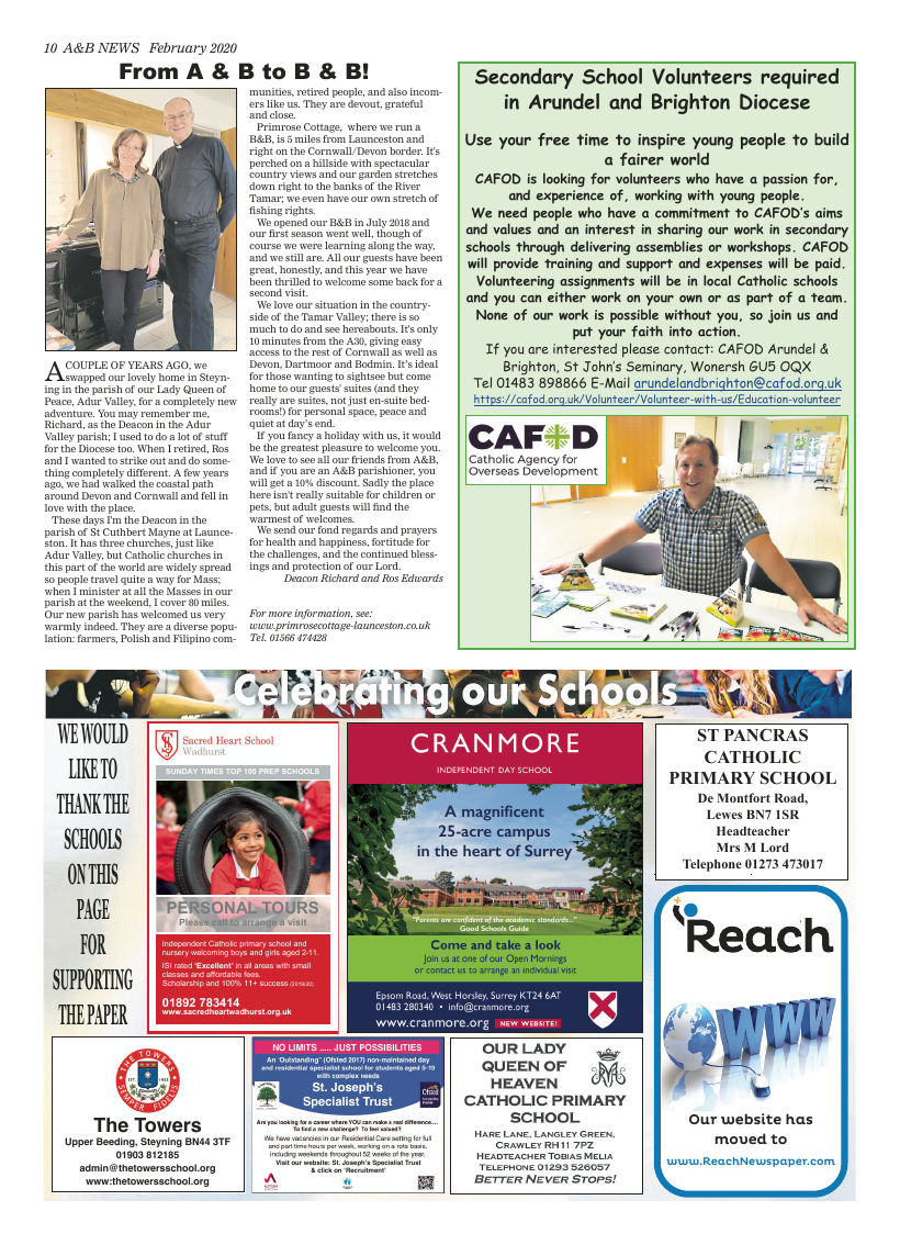 Feb 2020 edition of the A&B News