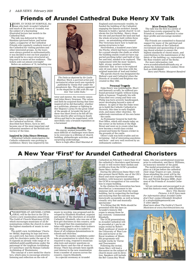 Feb 2020 edition of the A&B News