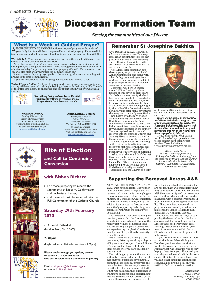 Feb 2020 edition of the A&B News