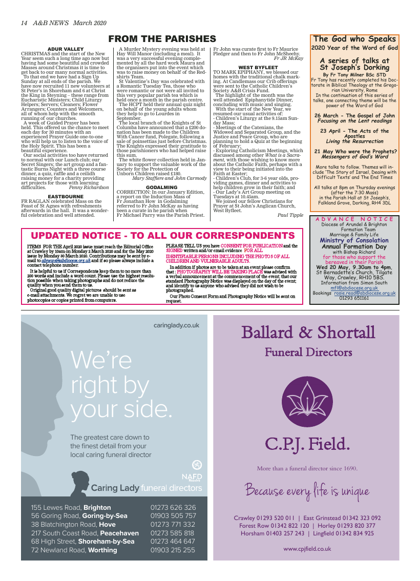Mar 2020 edition of the A&B News Mar 2020 edition of the A&B News