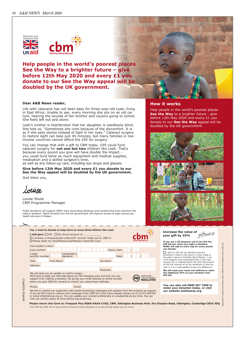 Mar 2020 edition of the A&B News Mar 2020 edition of the A&B News