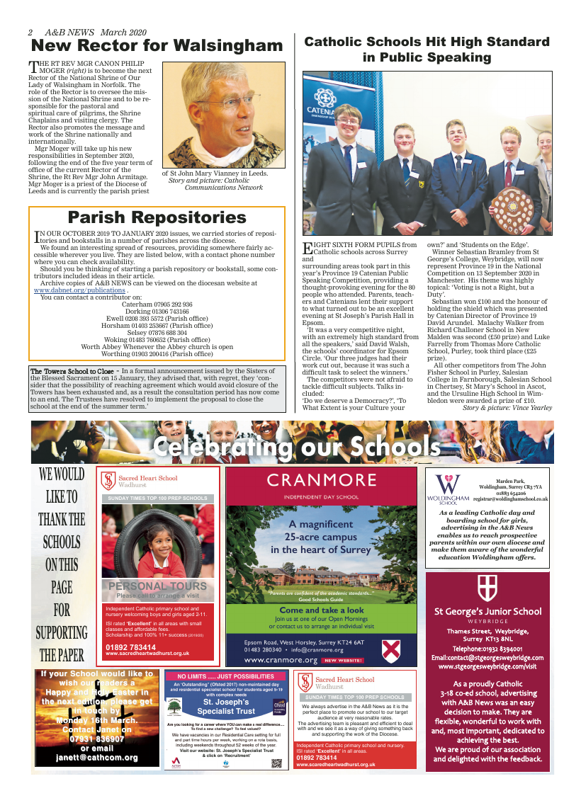 Mar 2020 edition of the A&B News