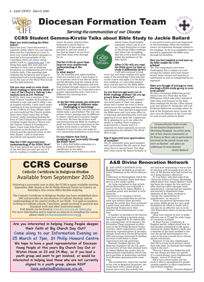 Mar 2020 edition of the A&B News