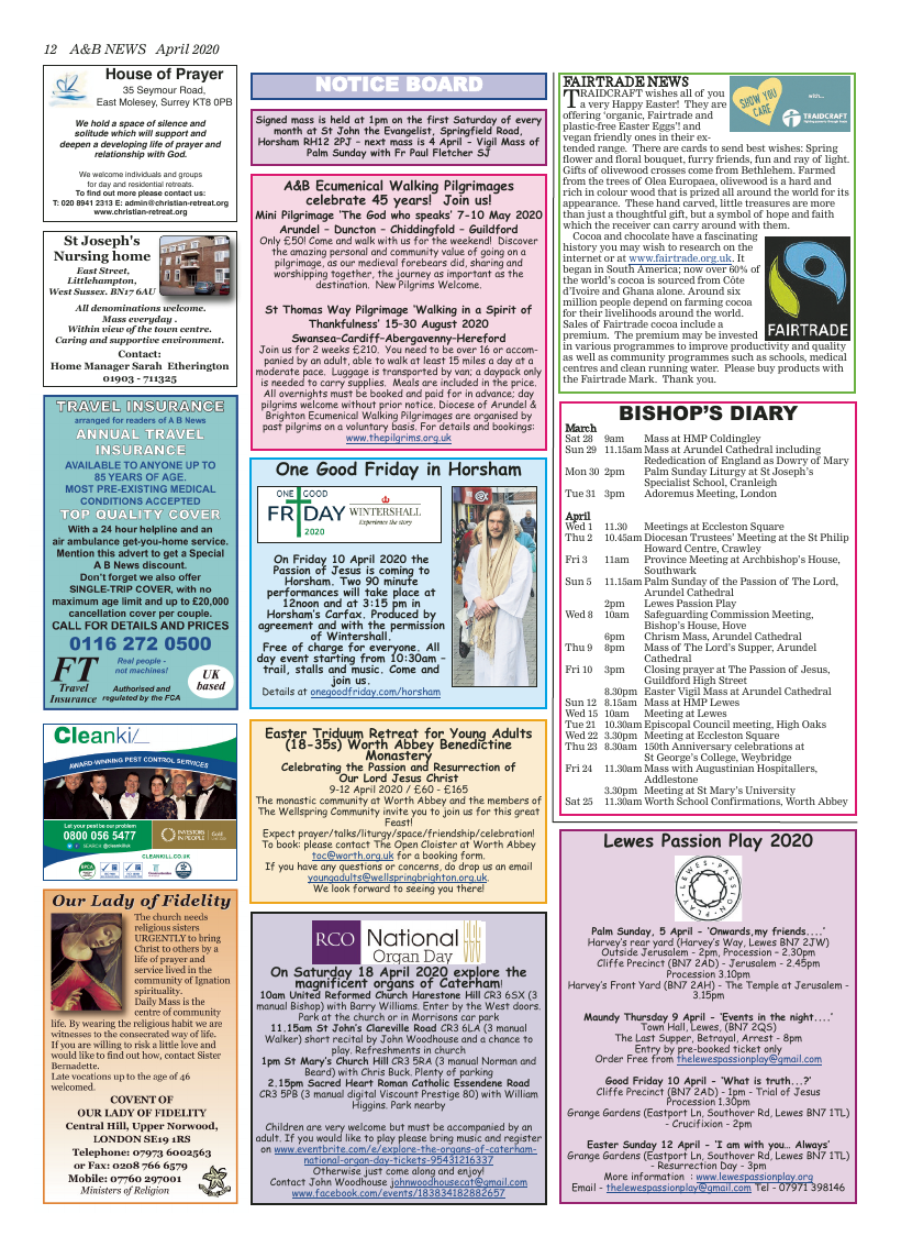 Apr 2020 edition of the A&B News