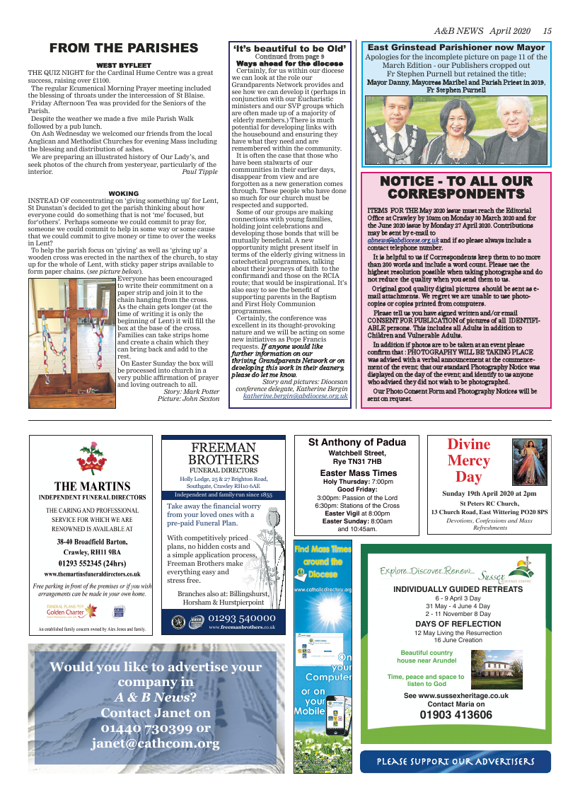 Apr 2020 edition of the A&B News