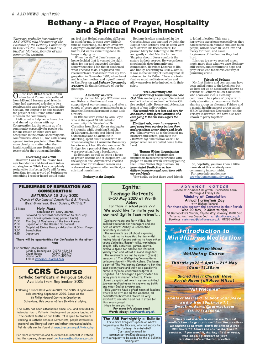 Apr 2020 edition of the A&B News