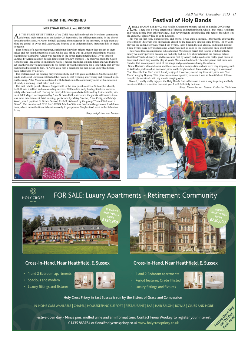 Dec 2013 edition of the A & B News