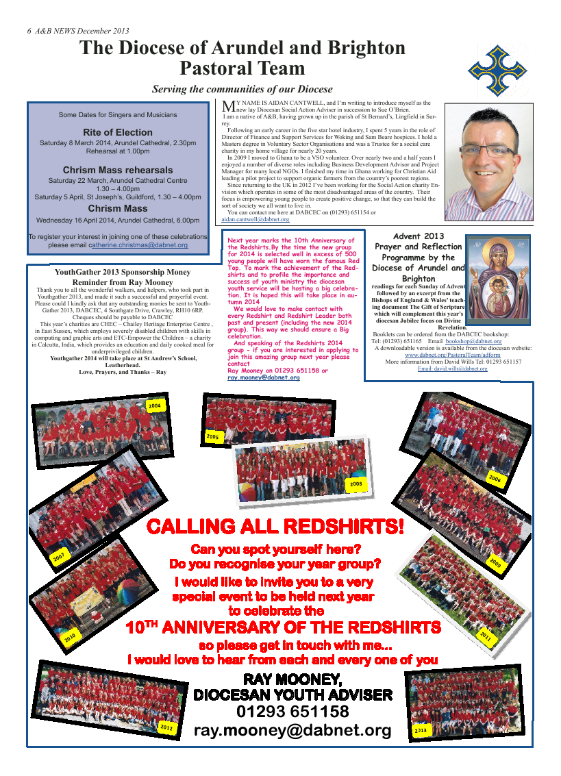 Dec 2013 edition of the A & B News