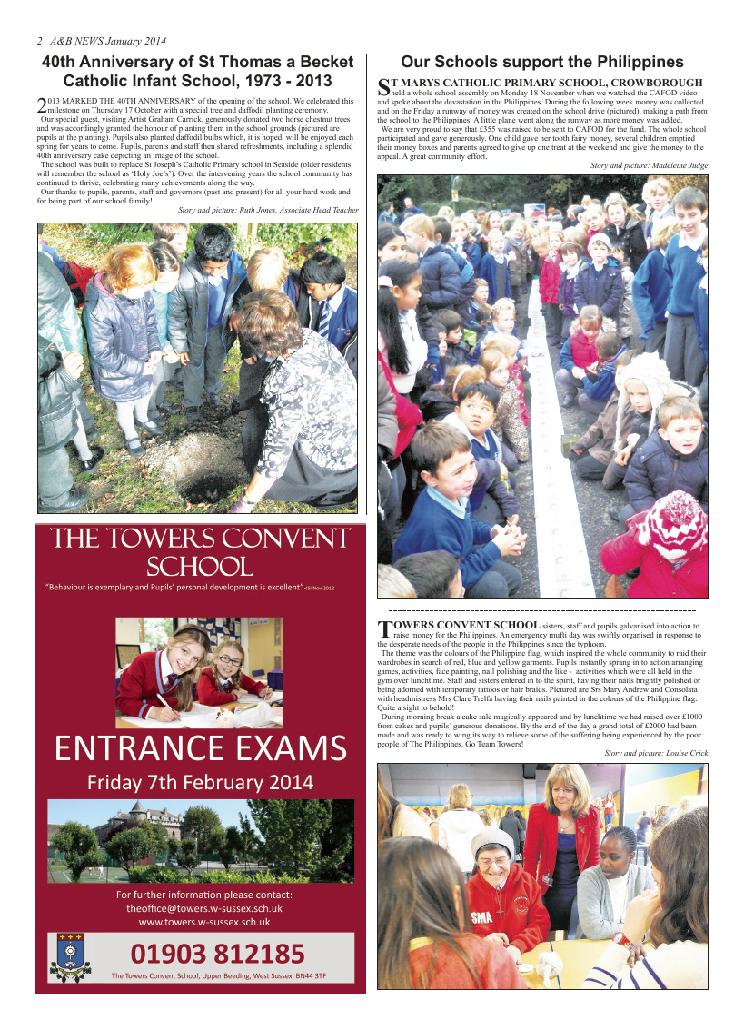 Jan 2014 edition of the A & B News