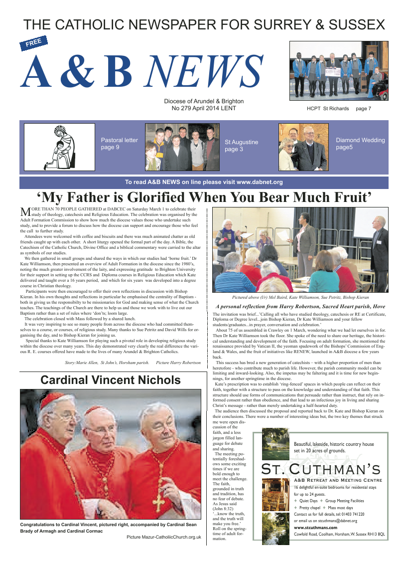 Apr 2014 edition of the A & B News