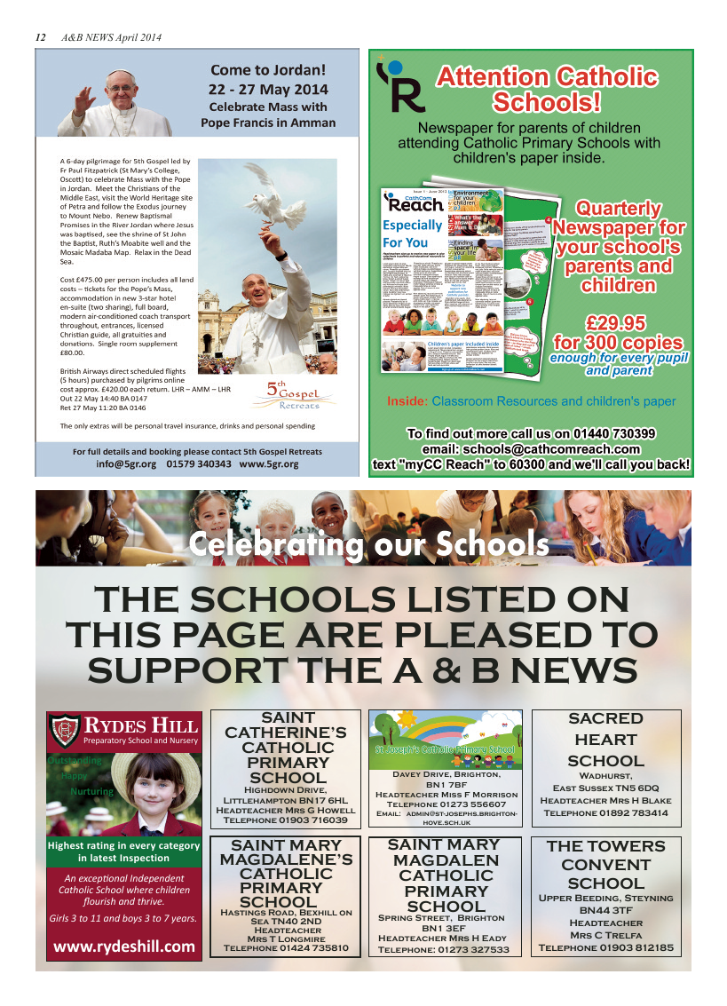 Apr 2014 edition of the A & B News