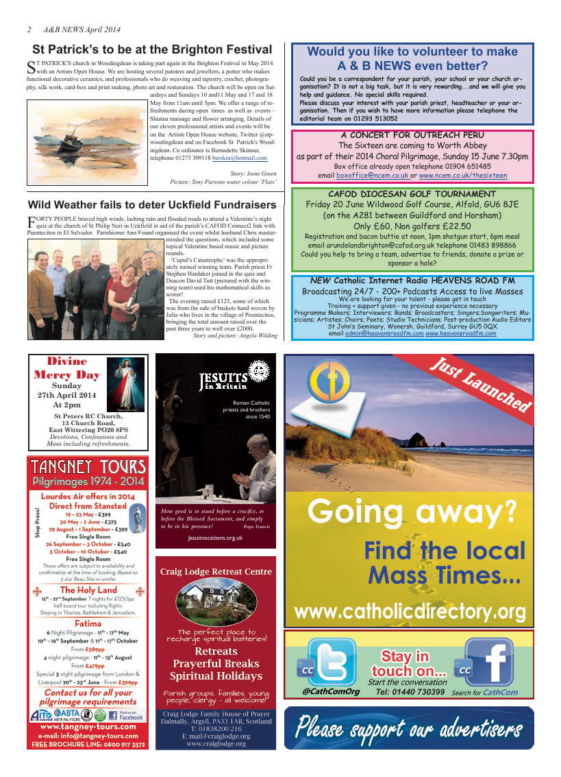 Apr 2014 edition of the A & B News