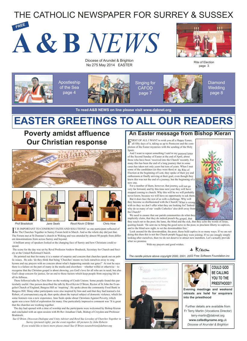 May 2014 edition of the A & B News