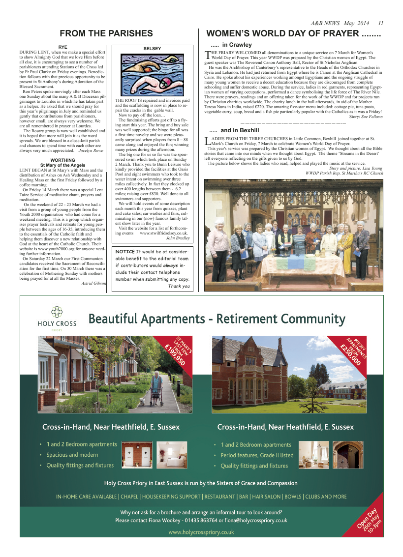 May 2014 edition of the A & B News