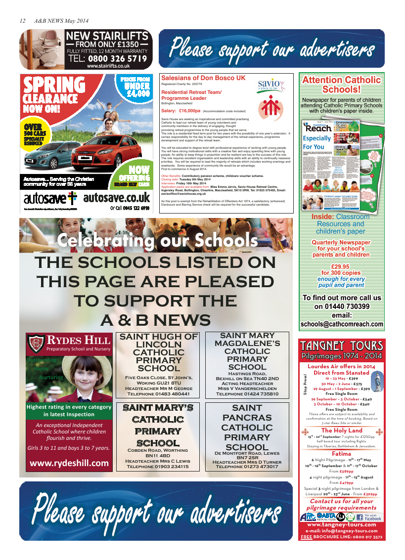 May 2014 edition of the A & B News