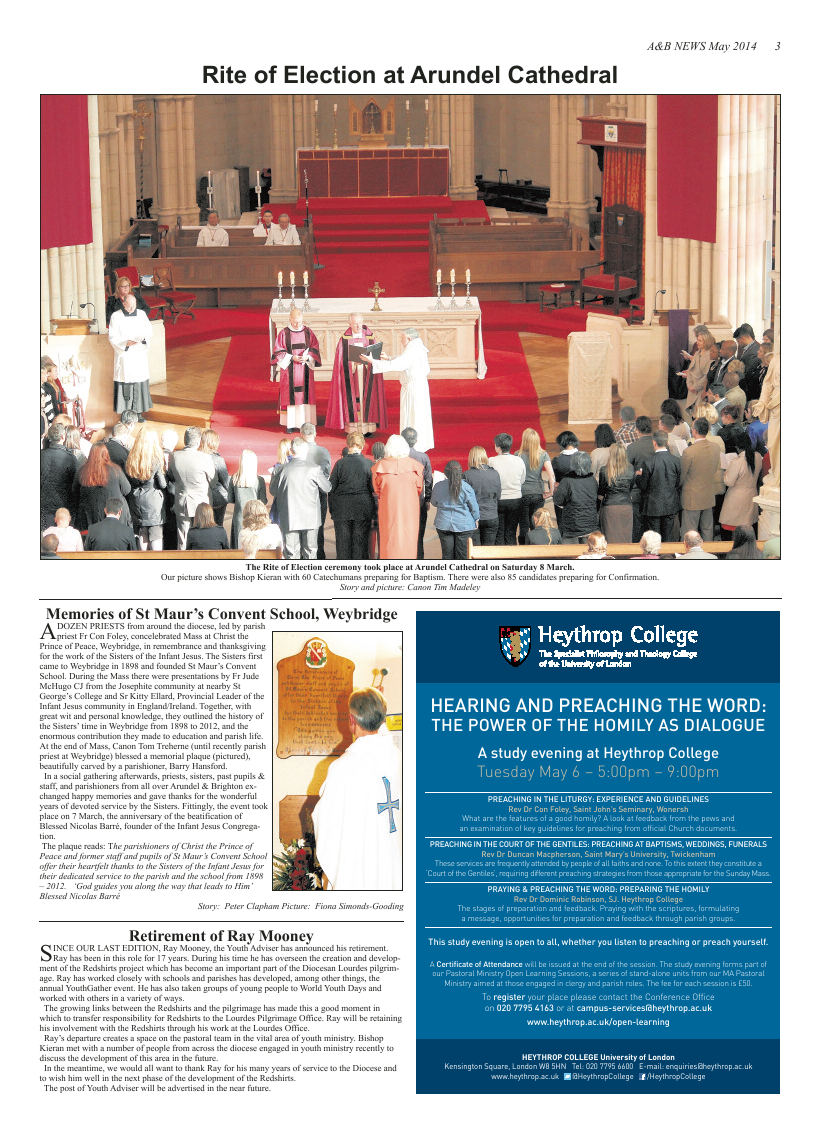 May 2014 edition of the A & B News