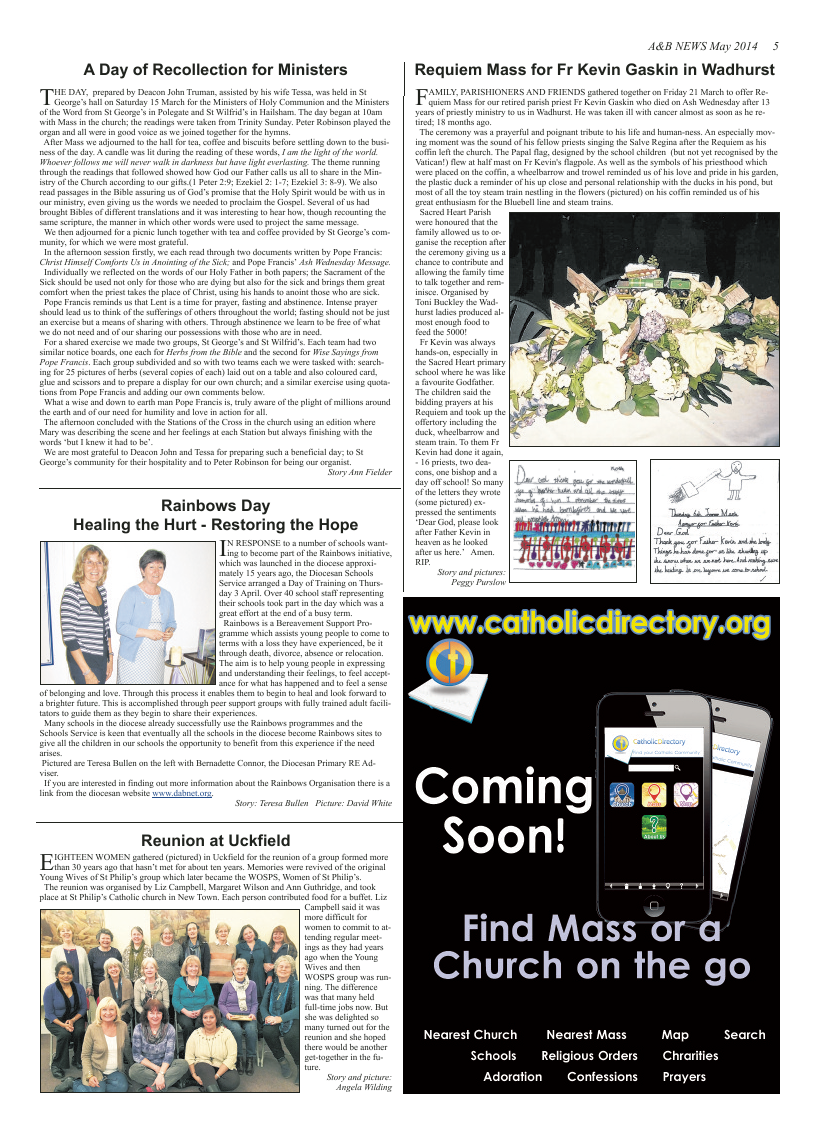May 2014 edition of the A & B News