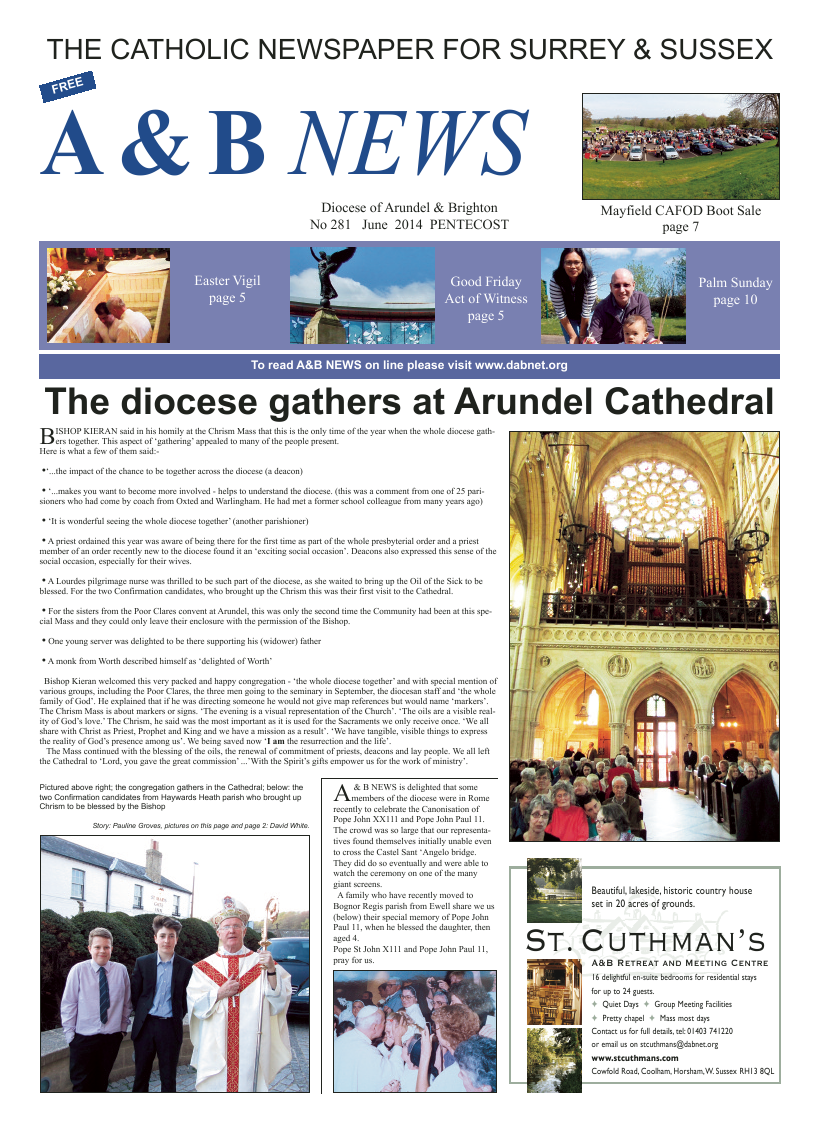 Jun 2014 edition of the A & B News