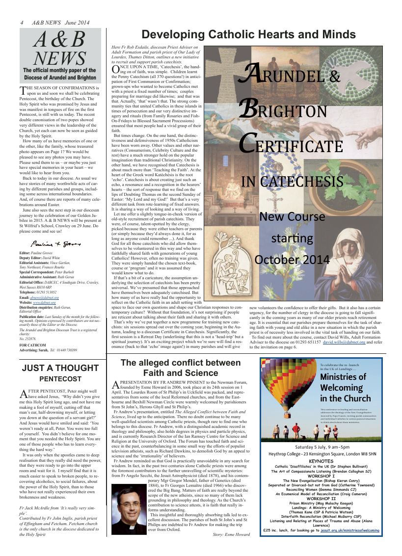 Jun 2014 edition of the A & B News