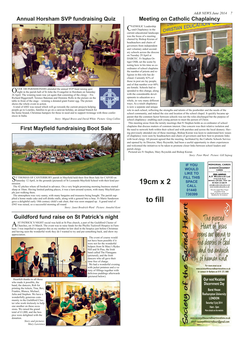 Jun 2014 edition of the A & B News