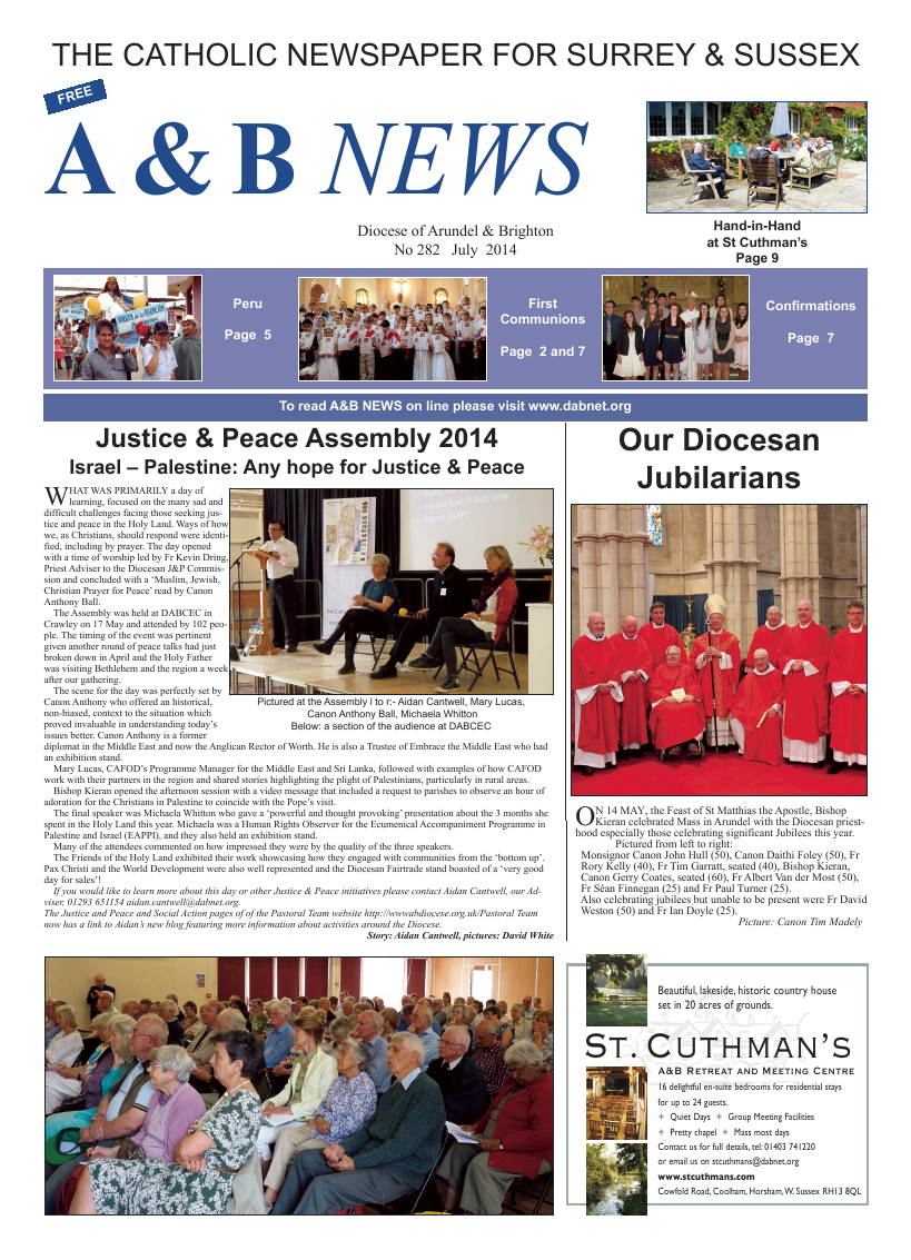 Jul 2014 edition of the A & B News