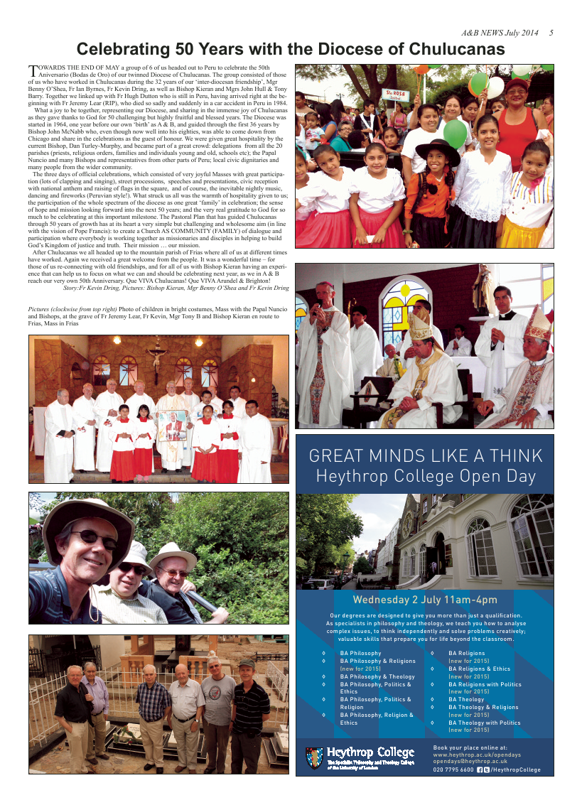 Jul 2014 edition of the A & B News