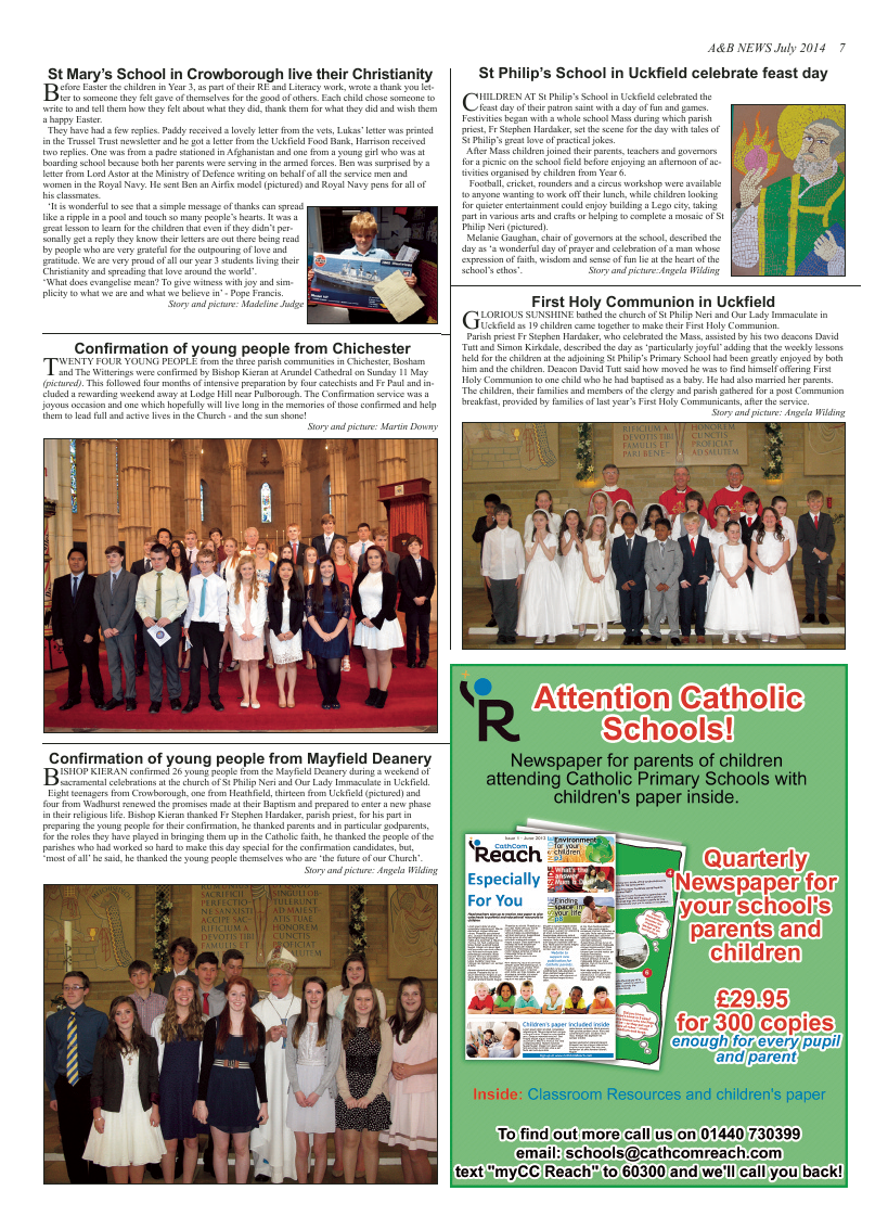 Jul 2014 edition of the A & B News