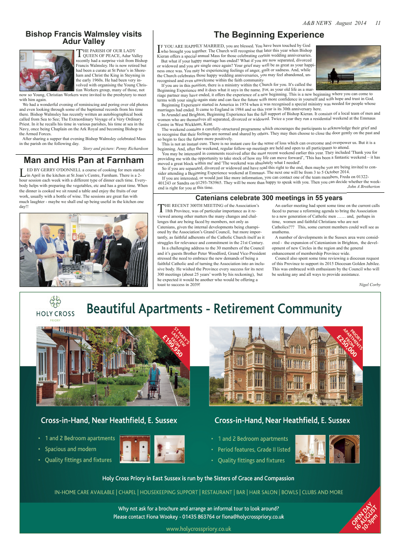 Aug 2014 edition of the A & B News