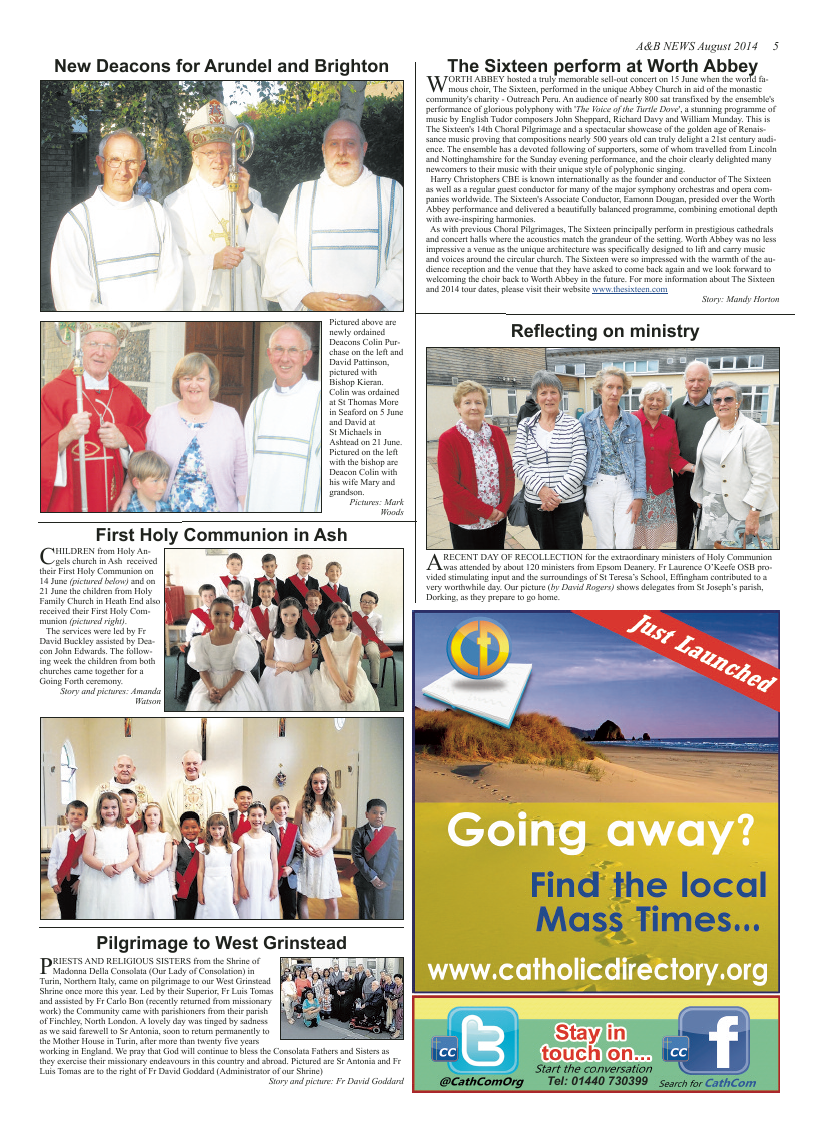 Aug 2014 edition of the A & B News