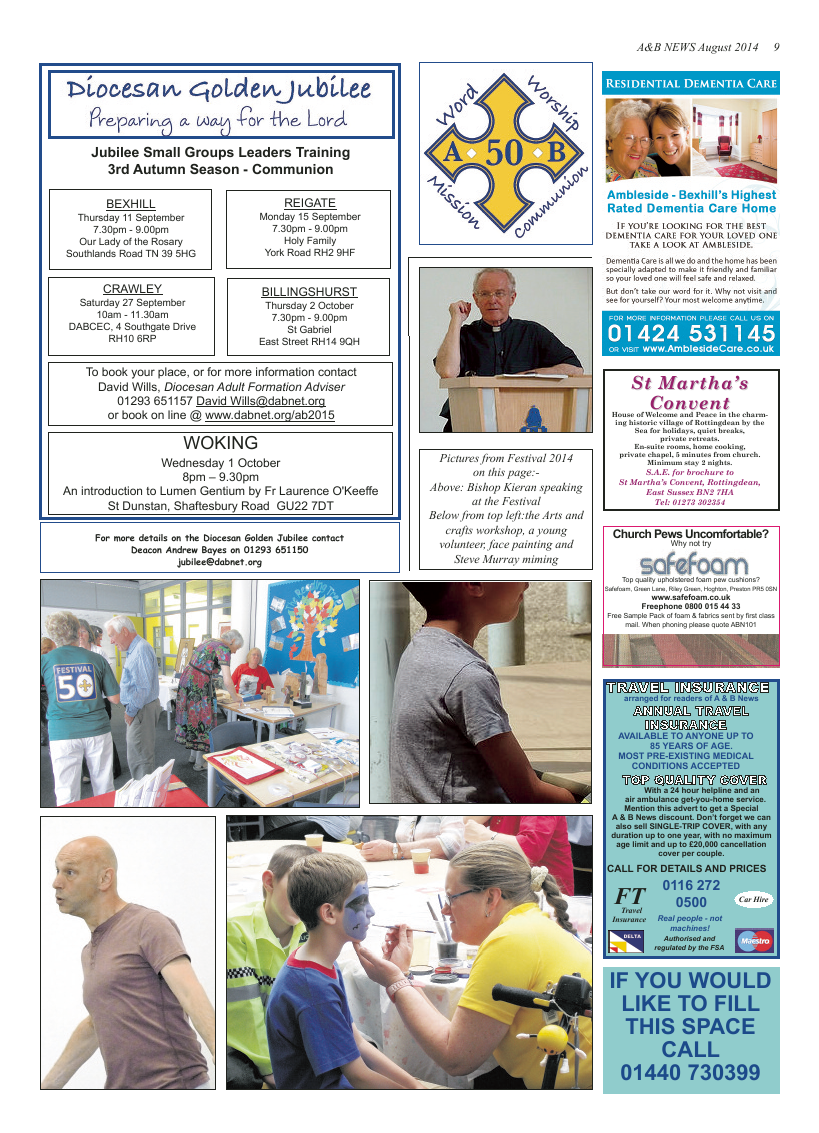 Aug 2014 edition of the A & B News