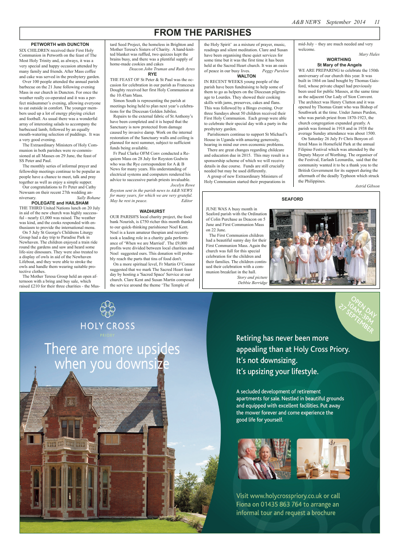 Sept 2014 edition of the A & B News