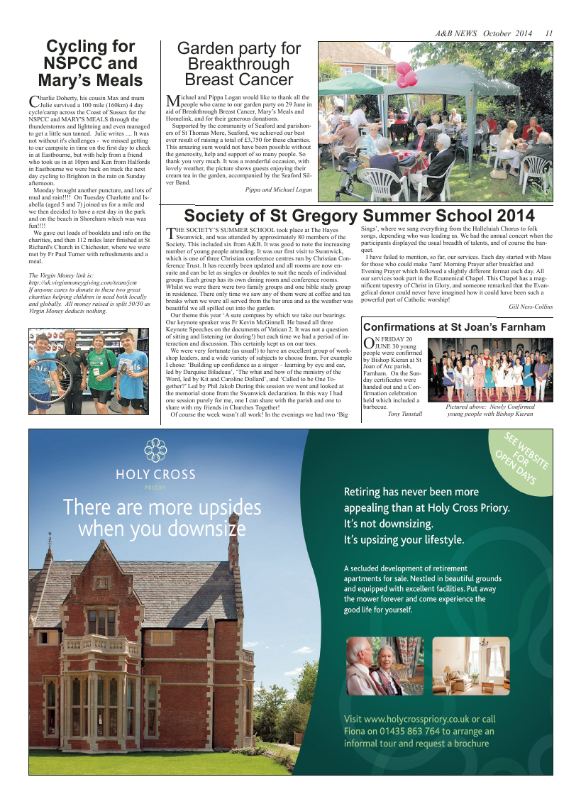 Oct 2014 edition of the A & B News