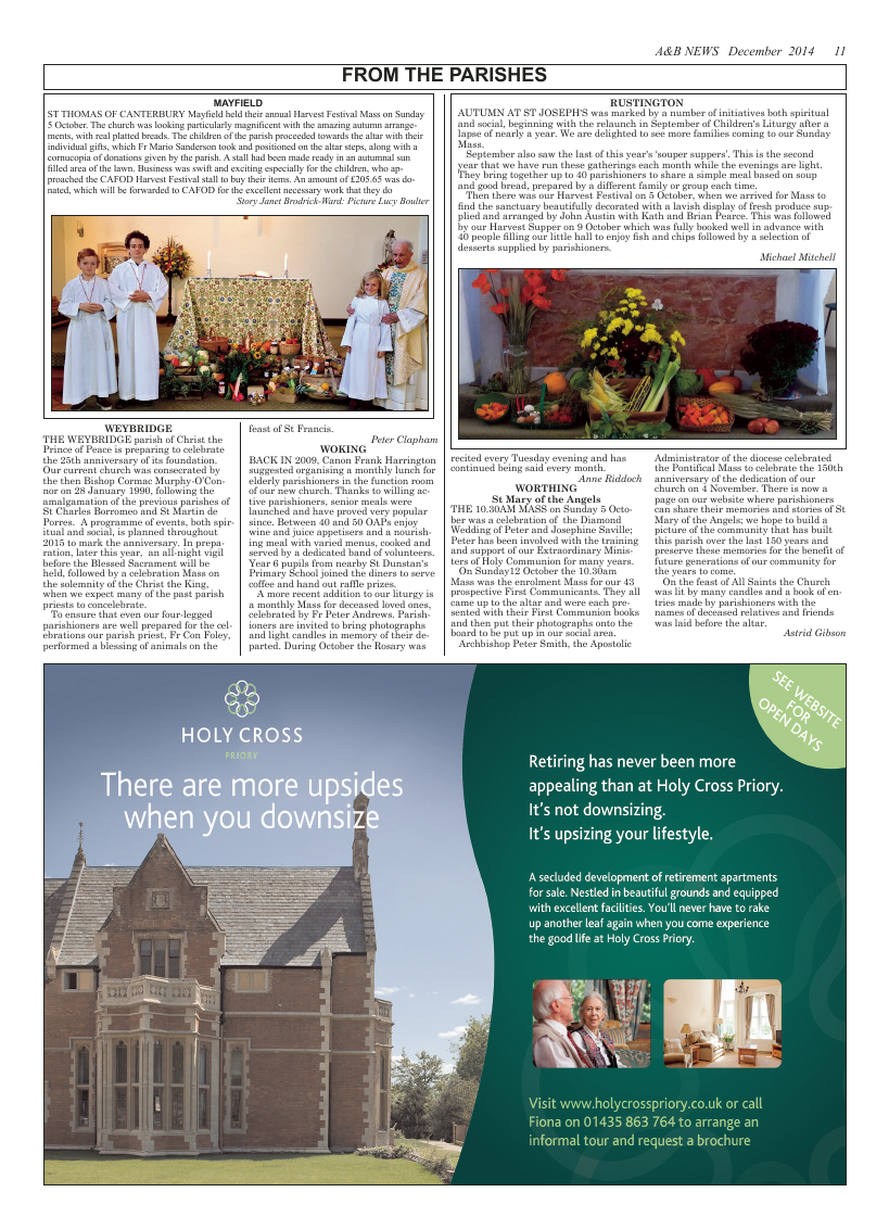 Dec 2014 edition of the A & B News