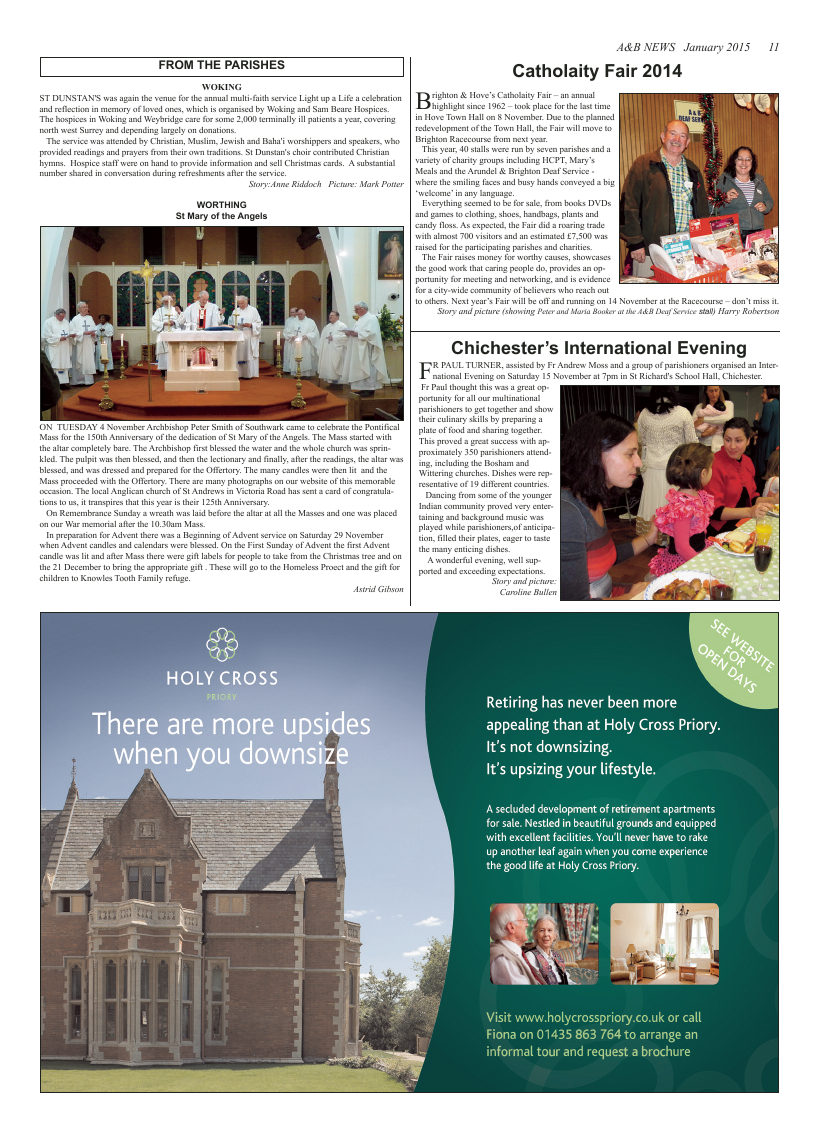 Jan 2015 edition of the A & B News