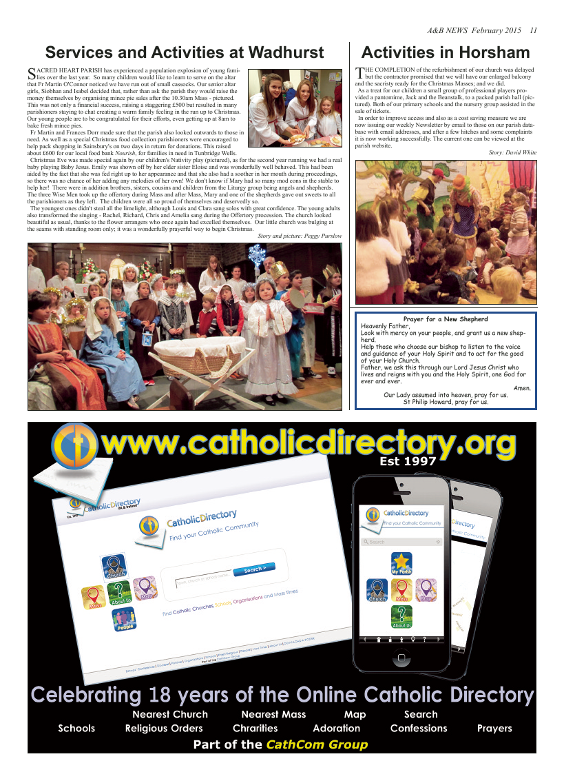 Feb 2015 edition of the A & B News