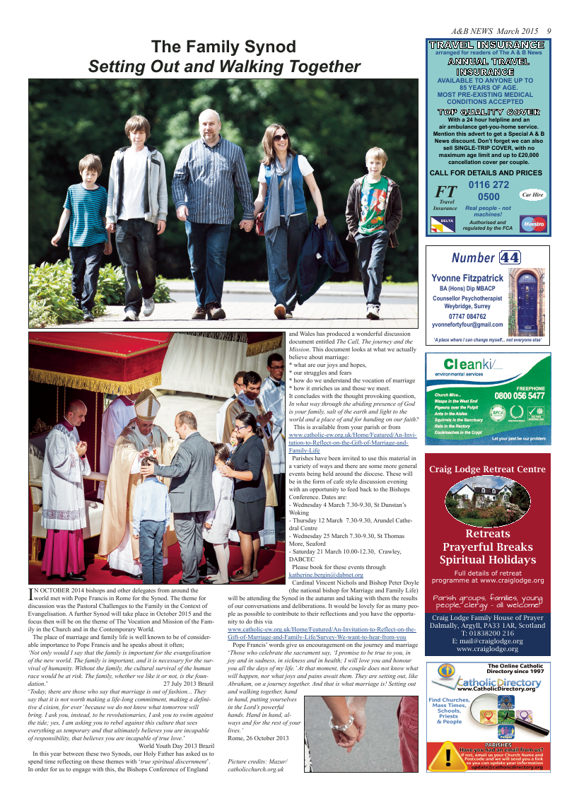 Mar 2015 edition of the A & B News