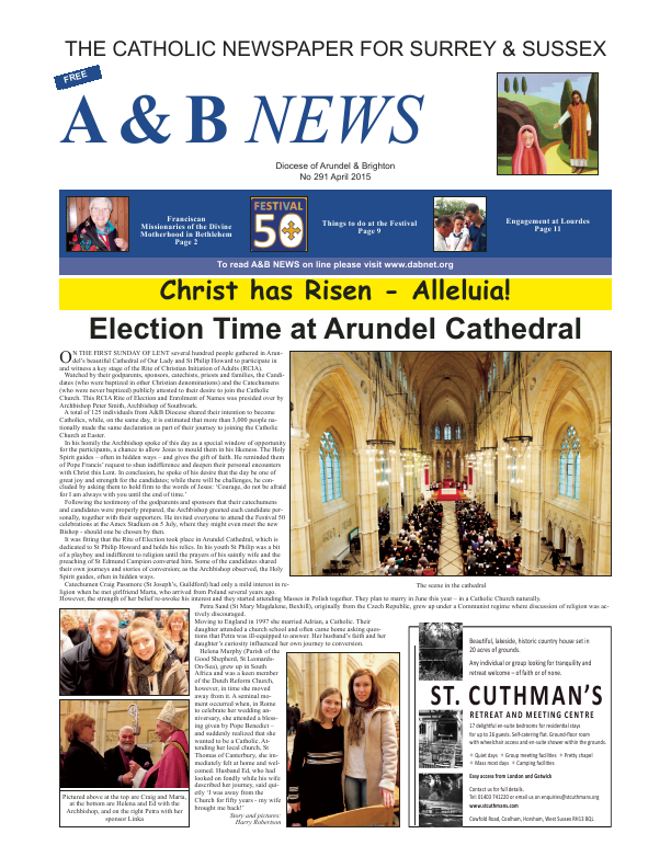 Apr 2015 edition of the A & B News