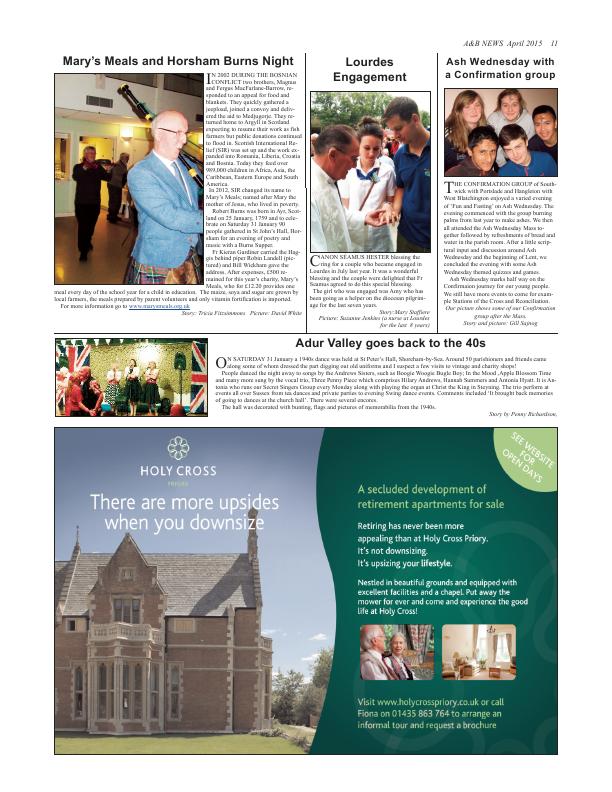 Apr 2015 edition of the A & B News