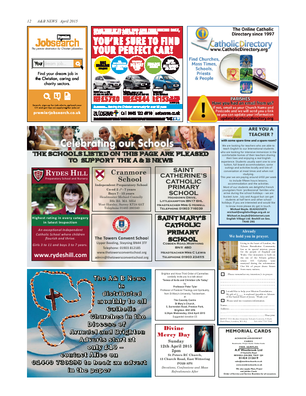 Apr 2015 edition of the A & B News